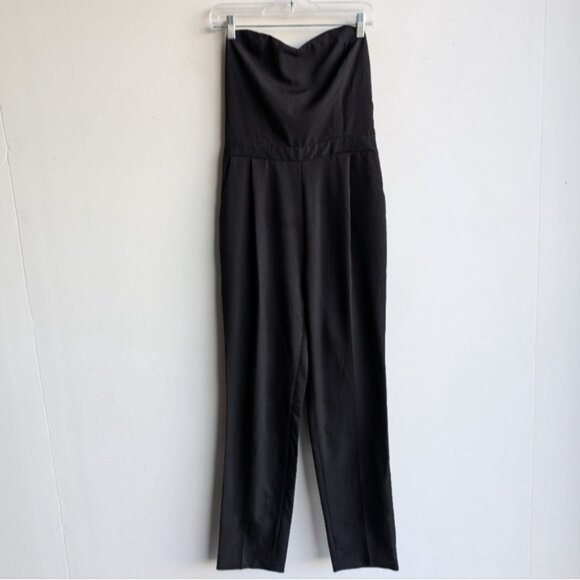 Jealous Tomato Black Strapless Jumpsuit - Picture 1 of 4